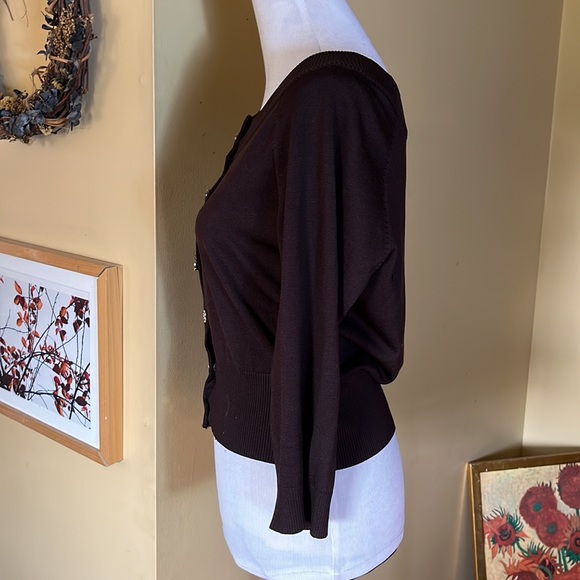 INC International Concepts Size Large
3/4 Sleeve Rhinestone Snap Buttons $89 NEW - Picture 5 of 12